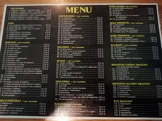 Sajgon - Gastronomia