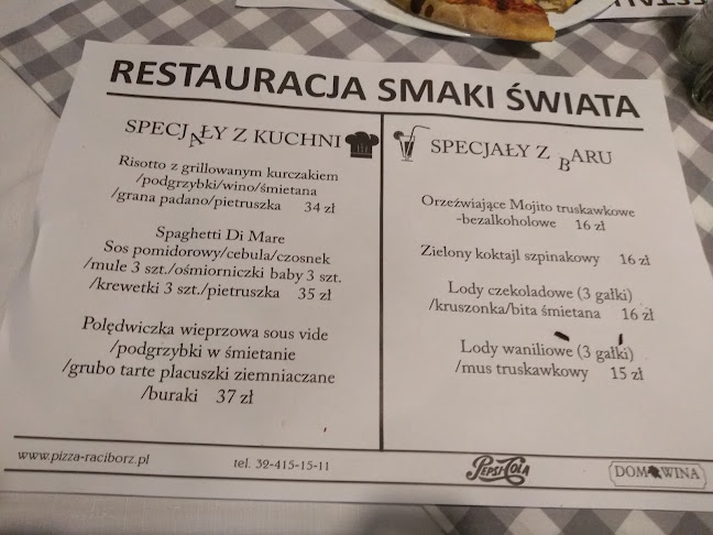Opinii despre Restauracja RO-MA (Smaki Świata) în Racibórz - Gastronomia