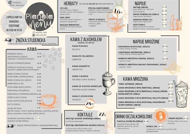 Opinii despre Pianola în Kraków - Gastronomia