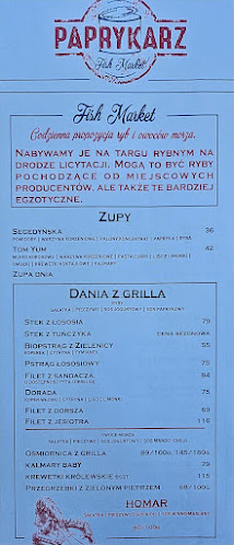 Comentarii opinii despre Paprykarz Fish Market