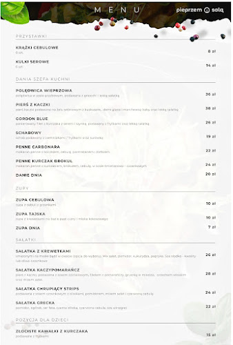 Opinii despre Pieprzem i solą în Stargard - Gastronomia