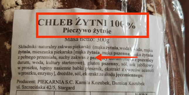 PIEKARNIA S.C. Kamila Kozubek,Damian Kozubek - Stargard