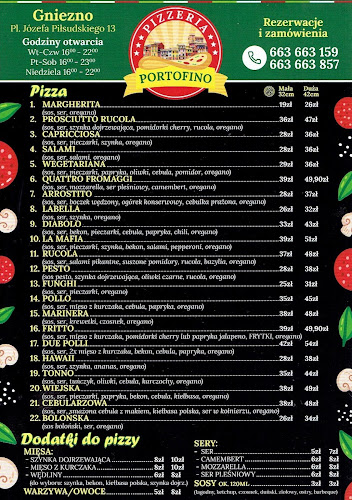 Reviews of Pizzeria Portofino in Gniezno - Gastronomia