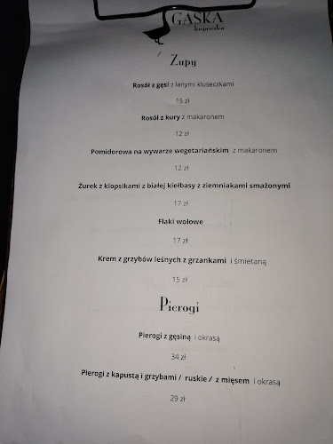 Restauracja Gąska KUJAWSKA - Gastronomia