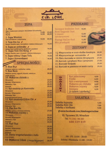 Opinii despre Kuchnia Orientalna Kim Long în Wrocław - Gastronomia