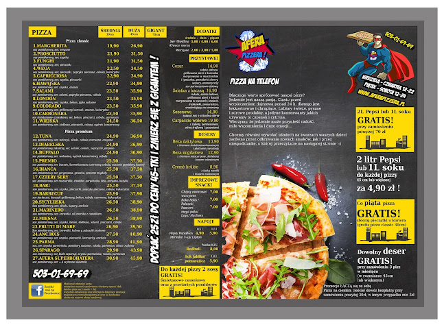 Afera Pizzera - Gastronomia