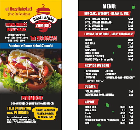 Opinii despre Doner Kebab Zamość în Zamość - Gastronomia