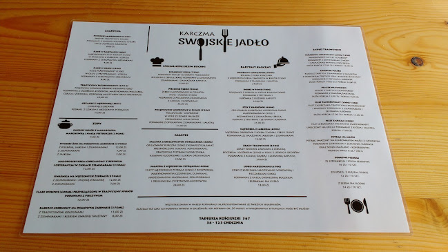 Karczma Swojskie Jadło - Gastronomia