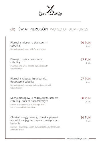 Czarci Młyn - Gastronomia