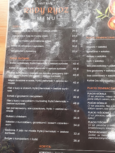 Rudy Rydz - Gastronomia