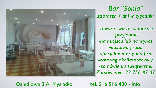 Sonia Bar Restauracja Obiady domowe Bistro Karczma