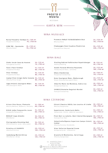 Prosto Z Mostu Restauracja - Gastronomia