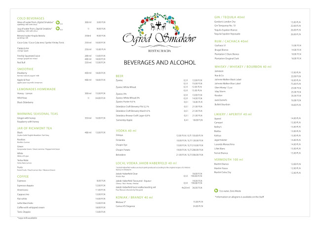 Ogród Smaków - Gastronomia