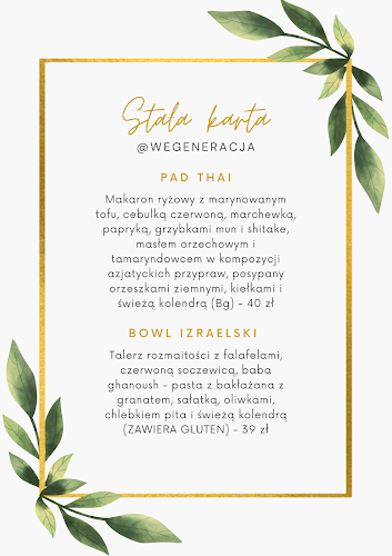 Opinii despre Wegeneracja, restauracja Opole în Opole - Gastronomia