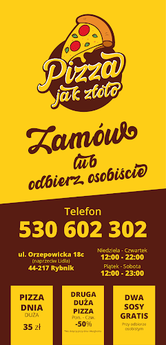 Reviews of Pizza jak złoto in Rybnik - Gastronomia