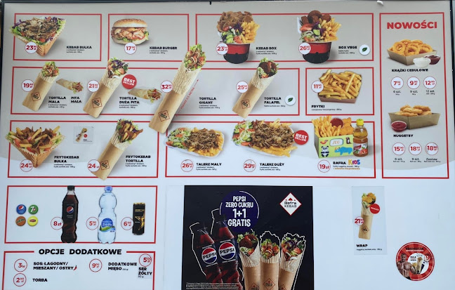 Opinii despre Bafra Kebab Chełm în Chełm - Gastronomia