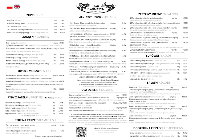 Opinii despre Bar Karmazyn în Gdańsk - Gastronomia