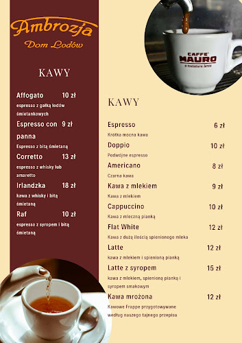 Kawiarnia Ambrozja w Oleśnicy - Gastronomia