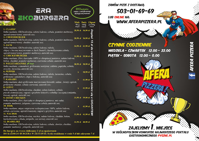 Opinii despre Afera Pizzera în Skrzeszew - Gastronomia