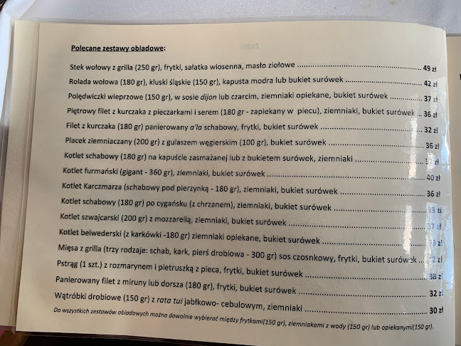 Karczma Kamienna od 1780 r. - Gastronomia