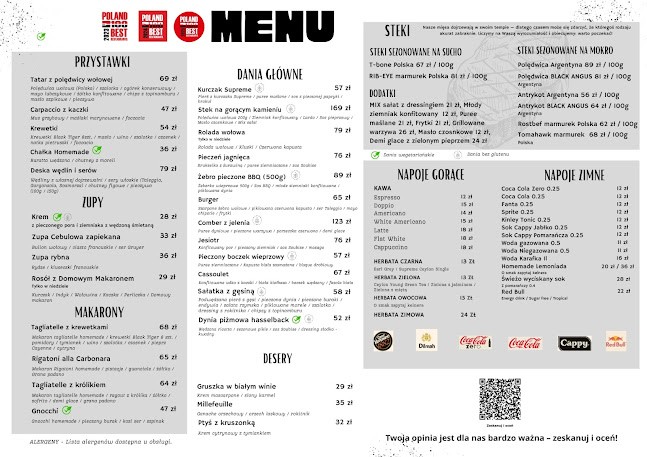 Restauracja U Kelnerów Katowice - Gastronomia