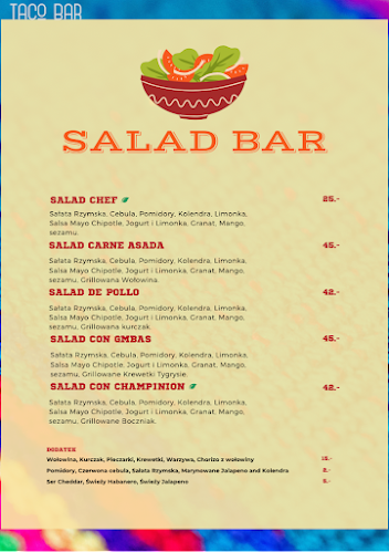 Opinii despre Taco Bar - Meksykańska Kuchnia în Warszawa - Gastronomia