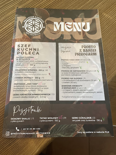 Restauracja „Przystań w Kabanosie” - Gastronomia