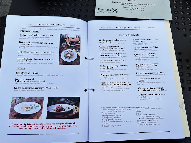 Opinii despre Coolturalna Montownia în Wałbrzych - Gastronomia