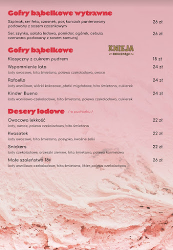 Bar Knieja Na Roztoczu - Gastronomia