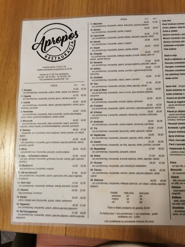 Restauracja À propos - Gastronomia