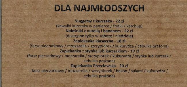 Restauracja Podzamcze - Przecław