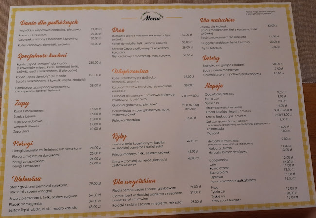 Opinii despre Pod Jemiołą în Ćwiklice - Gastronomia