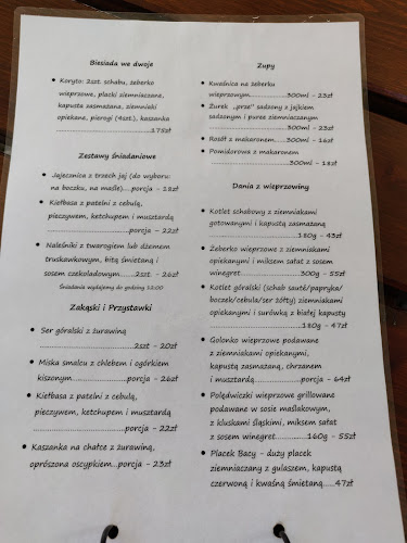 Karczma Ciosana - Gastronomia