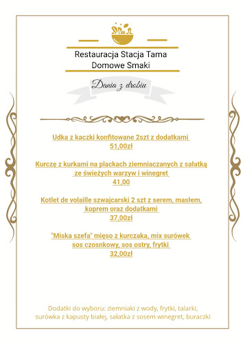 Restauracja Stacja Tama Domowe Smaki