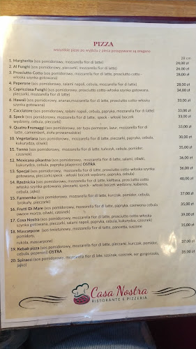 Casa Nostra Ristorante e Pizzeria Phone number