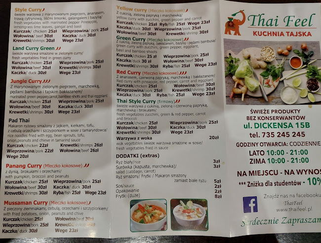 Opinii despre Thai Feel în Warszawa - Gastronomia