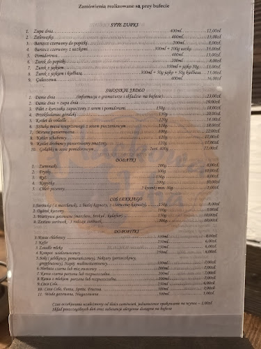 Plackowa Izba - Gastronomia