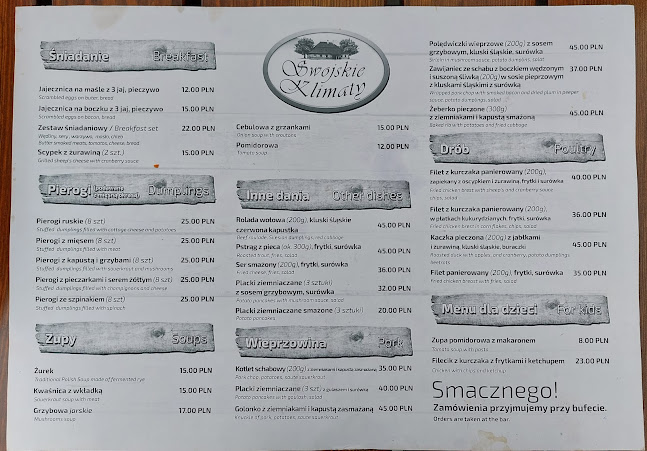 Reviews of Karczma Swojskie Klimaty in Zwardoń - Gastronomia