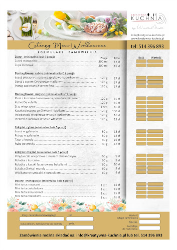 Opinii despre catering okolicznościowy - kreatywna kuchnia, cukiernia, słodki stół, garmaż, în Góra - Gastronomia