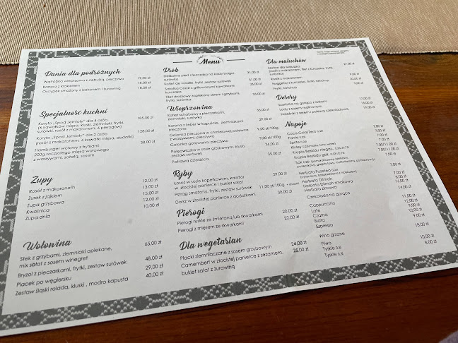 Pod Jemiołą - Gastronomia