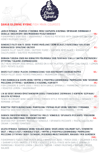 Opinii despre Chata Rybaka în Sędki - Gastronomia