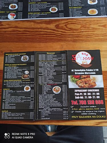 Opinii despre Sajgon în Warszawa - Gastronomia