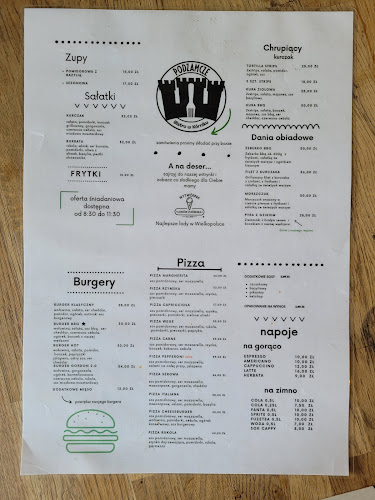 Podzamcze Bar Kórnik - Gastronomia