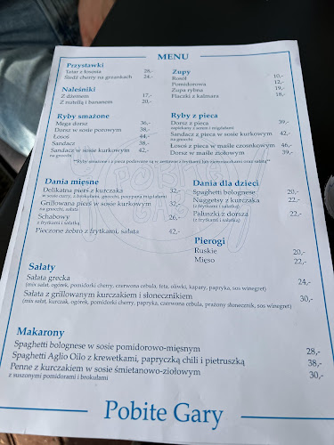 Pobite Gary - Gastronomia