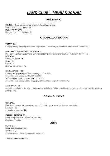 Land Club Bilard Dart Pub