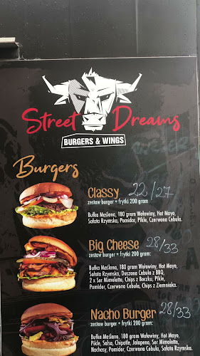 Opinii despre Street Dreams Burgers & Wings în Warszawa - Gastronomia