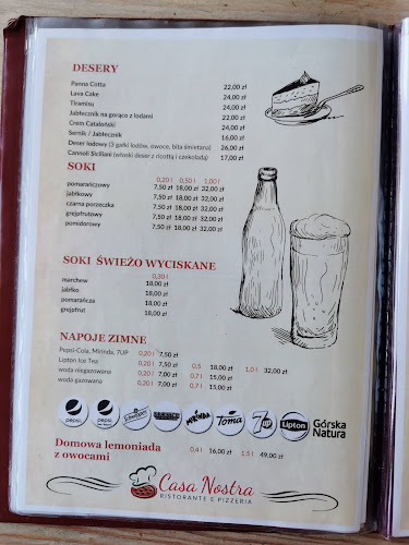 Casa Nostra Ristorante e Pizzeria - Gastronomia