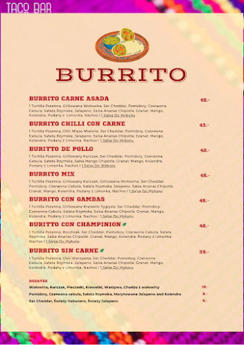 Taco Bar - Meksykańska Kuchnia - Warszawa