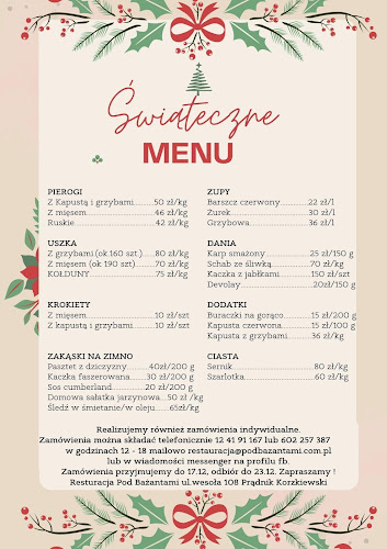 Restauracja "Pod Bażantami" - Gastronomia