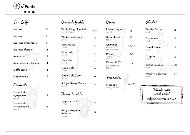 Opinii despre il Punto în Warszawa - Gastronomia